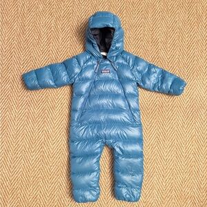 Patagonia Infant Puffer Suit in Blue